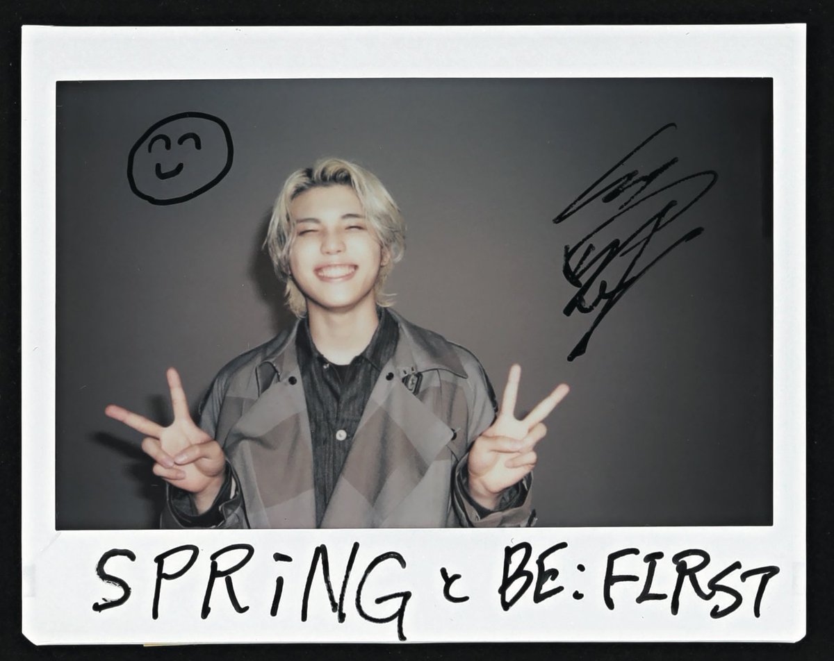 BE FIRST メンバー全員直筆サイン 写真 J-WAVE STEP ONE on X