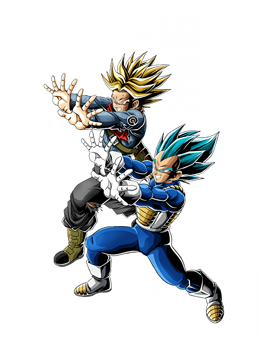 超サイヤ人ゴッドSSベジータ＆超サイヤ人トランクス(未来)