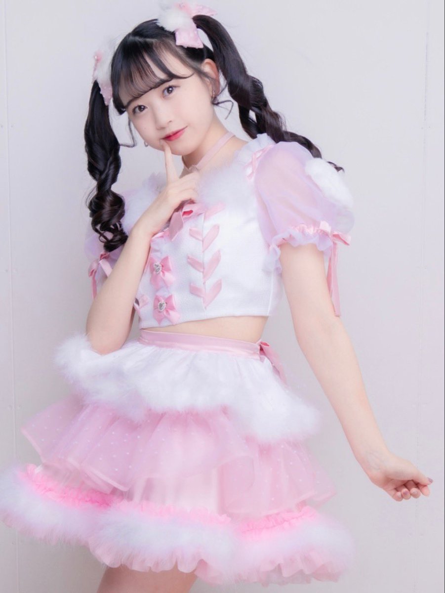 FRUITS ZIPPER 松本かれん 抽選会 チェキ 白羽根衣装 FRUITS ZIPPER