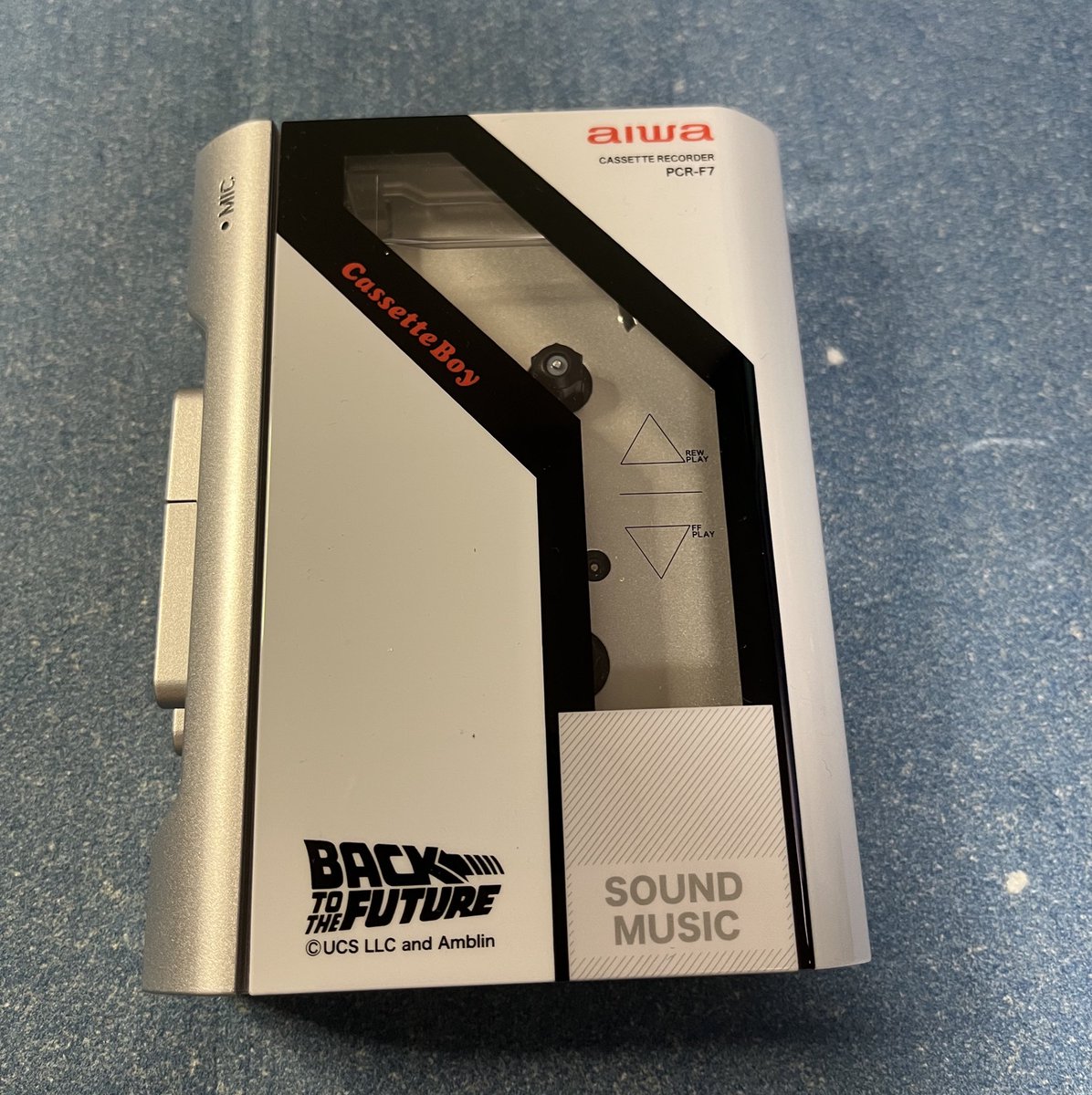 aiwa カセットプレイヤー PCR-F7 バックトゥザフューチャー ドンキ