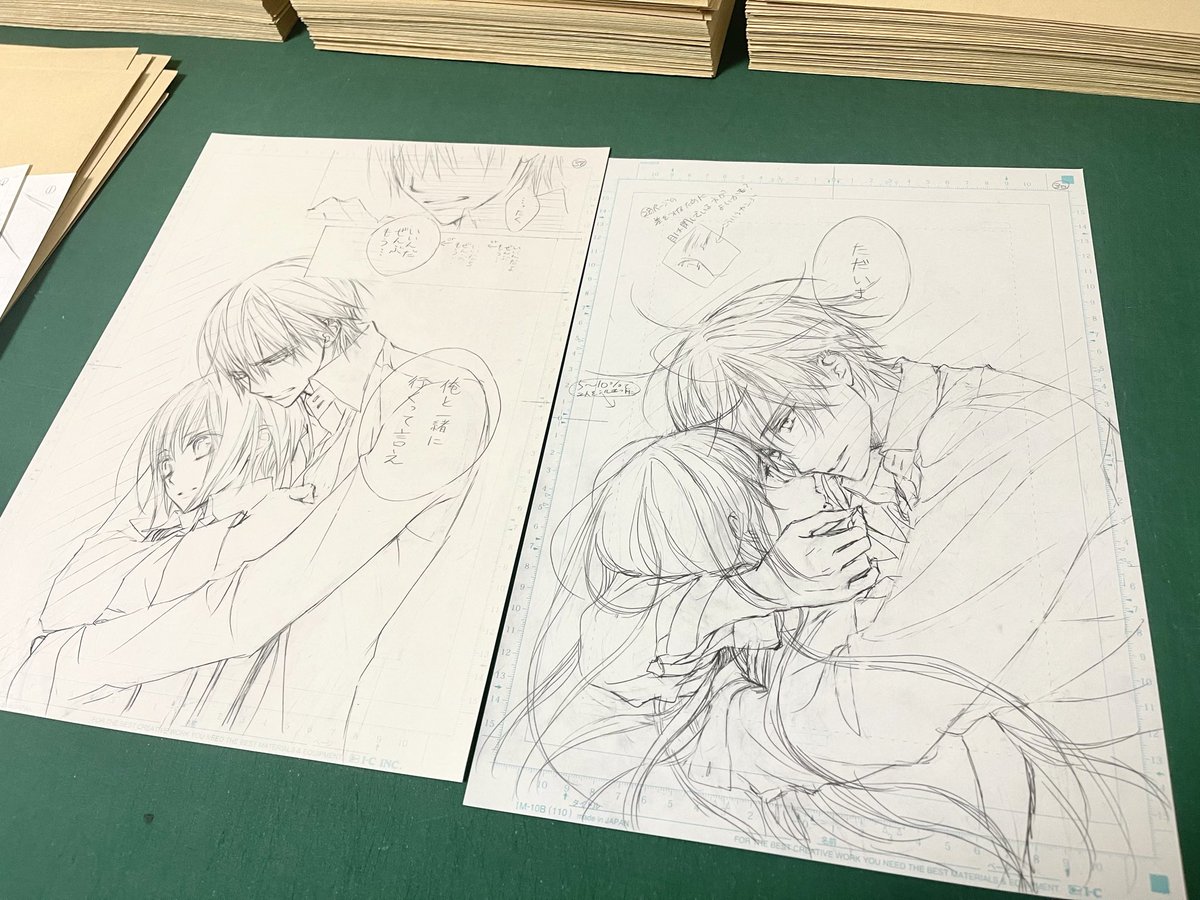 ヴァンパイア騎士原画展 限定 直筆「原稿下絵」 ヴァンパイア騎士原画