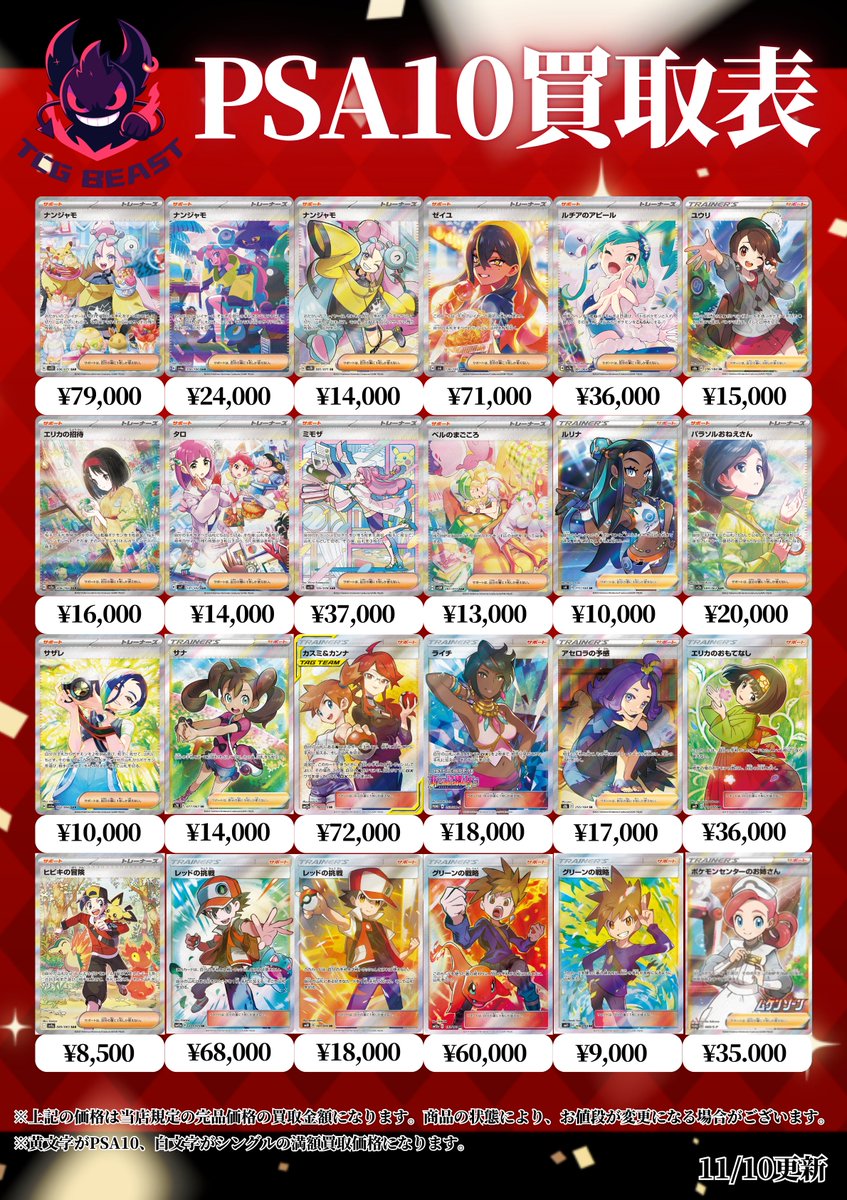 ギガンティックミーティア 墨絵 PSA10 2024 DBS FSN WORLD