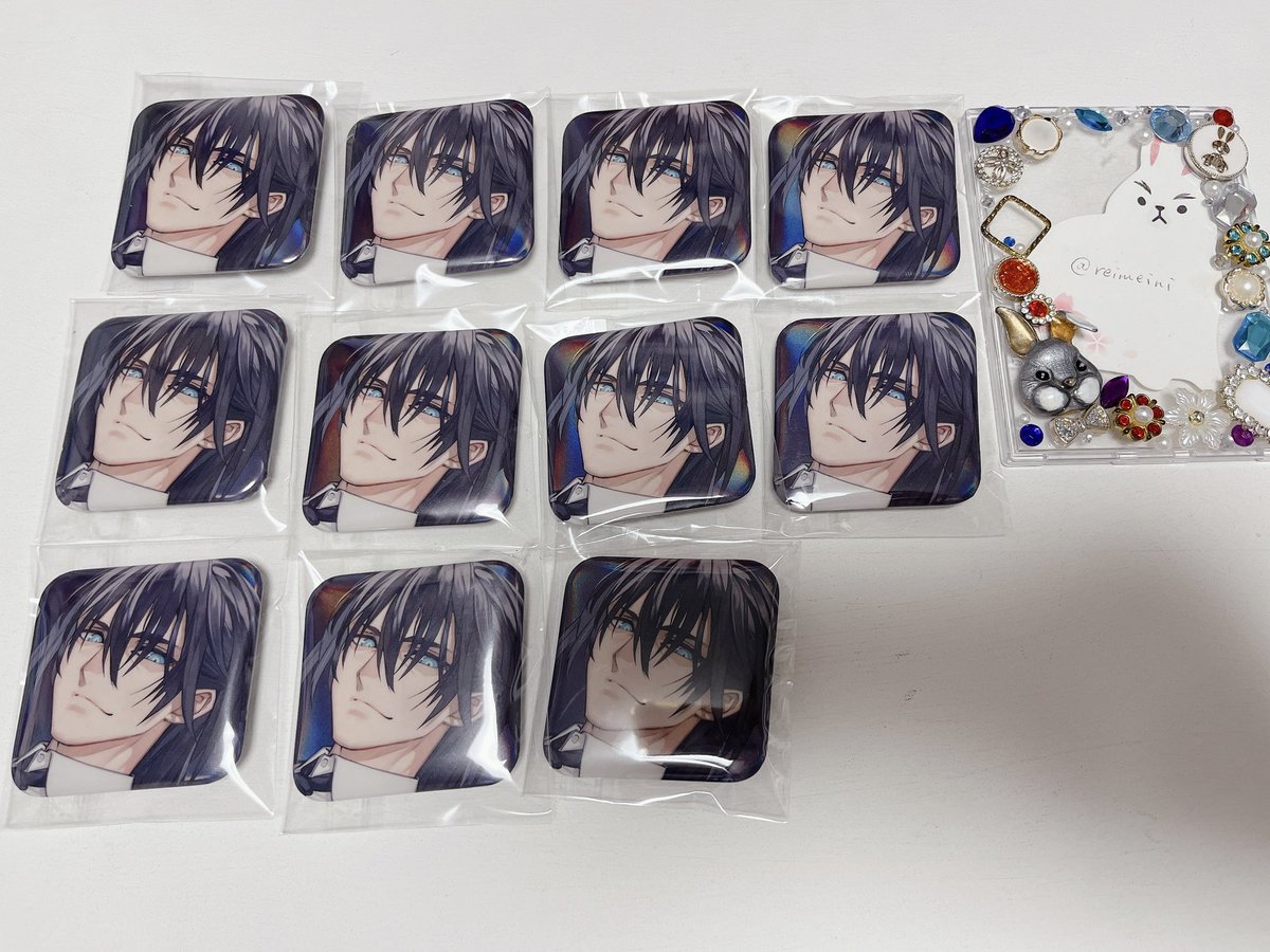 刀剣乱舞 大本丸博 スクエア缶バッジ 大慶直胤 刀剣乱舞 とうらぶ 大