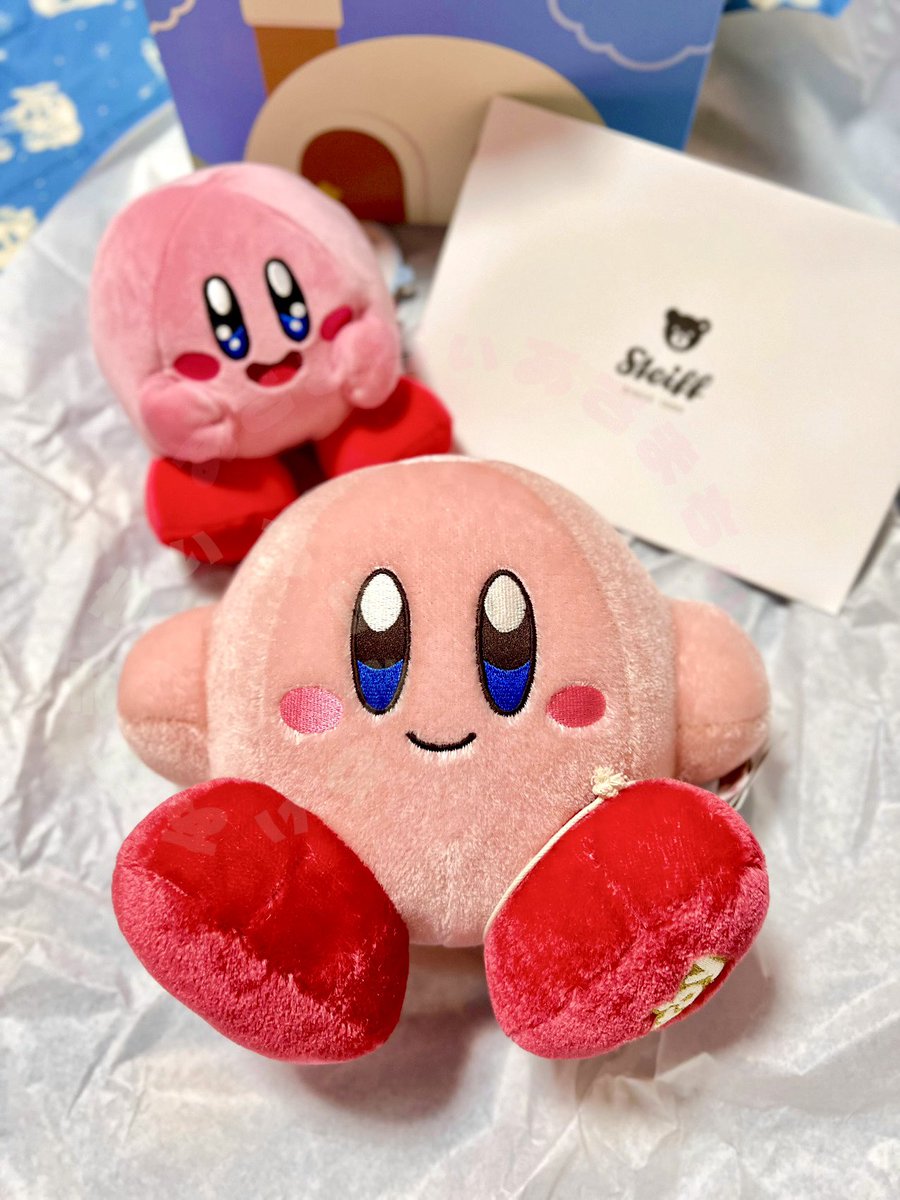 シュタイフカービィいらっしゃい🍑✨ ふわっふわ…そして重みがあって