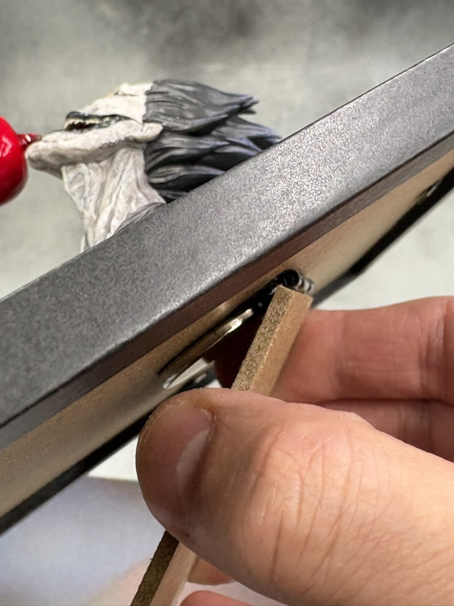 リュークのすり抜けマグネットが届いたので早速飾りました😁 めっちゃ