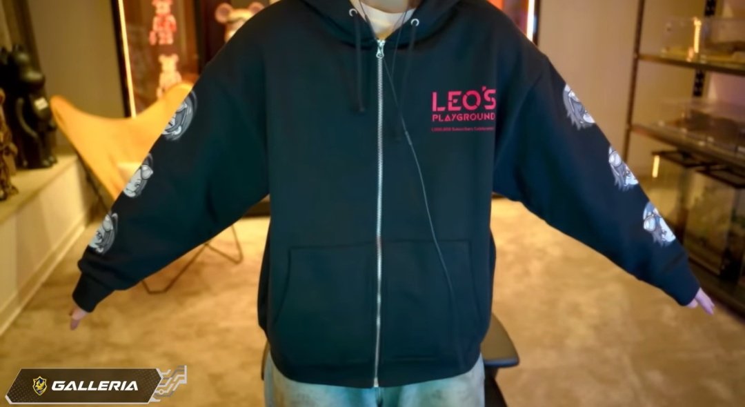 LEO'S PLAYGROUNDフーディパーカー L LEO size】ジップパーカー