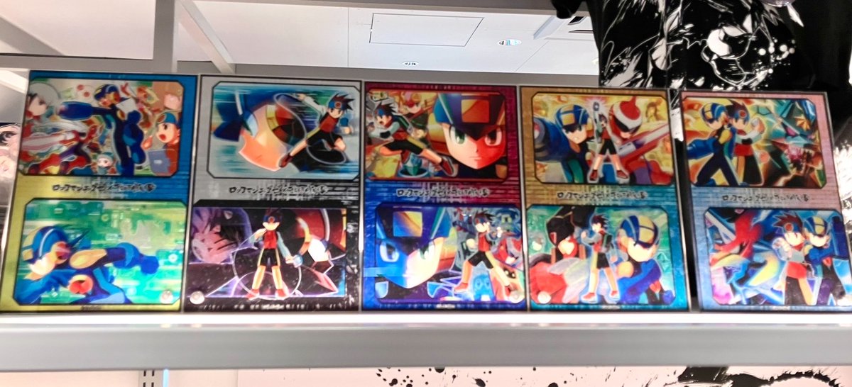 新品未開封 ロックマンエグゼ × TSUTAYA キラ箔アクリルプレート⑥