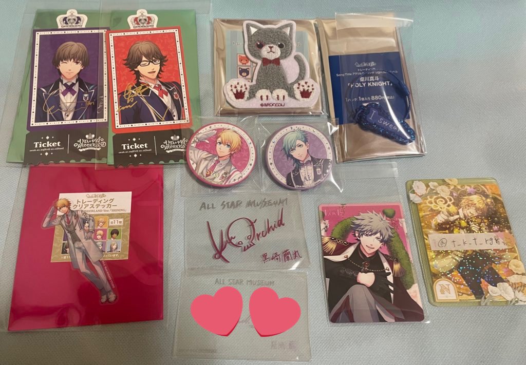 うたプリ 鳳瑛二 直筆サイン CD 盤面 ヘヴンズ 缶バッジ 特典 うたの