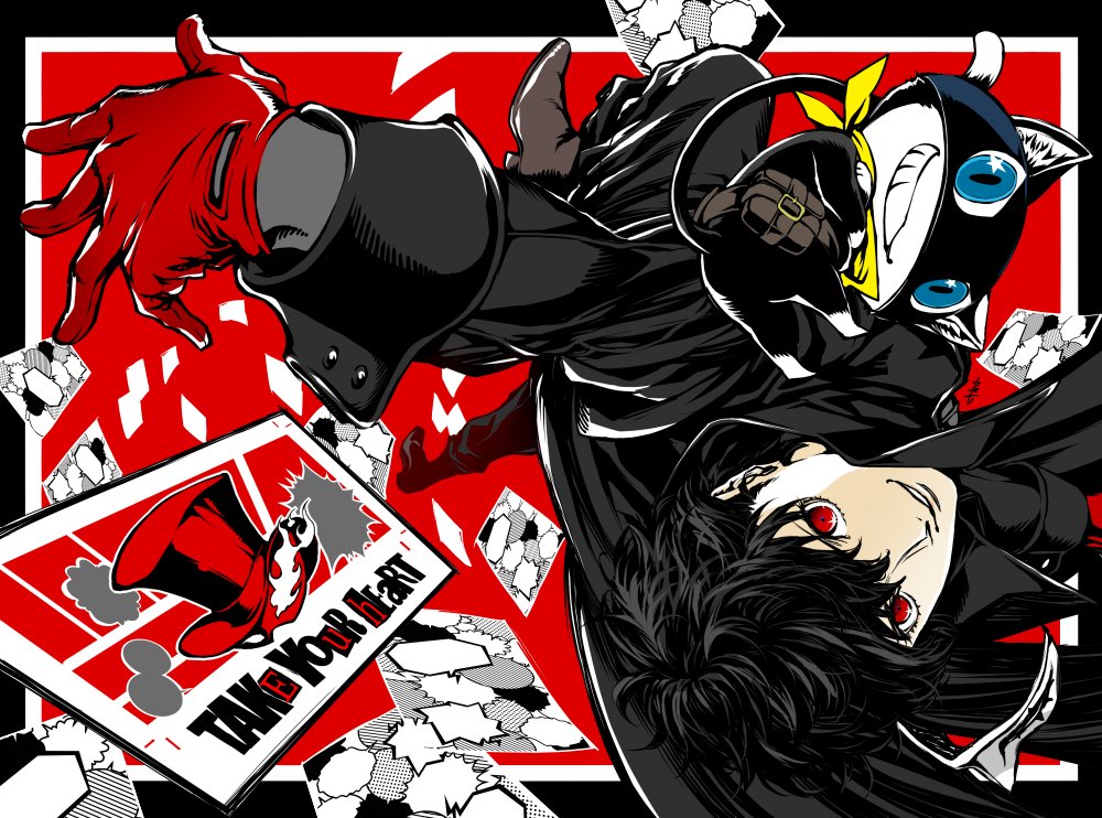 ペルソナ5 イラストカード FiFS ペルソナ5 ポストカード 主人公