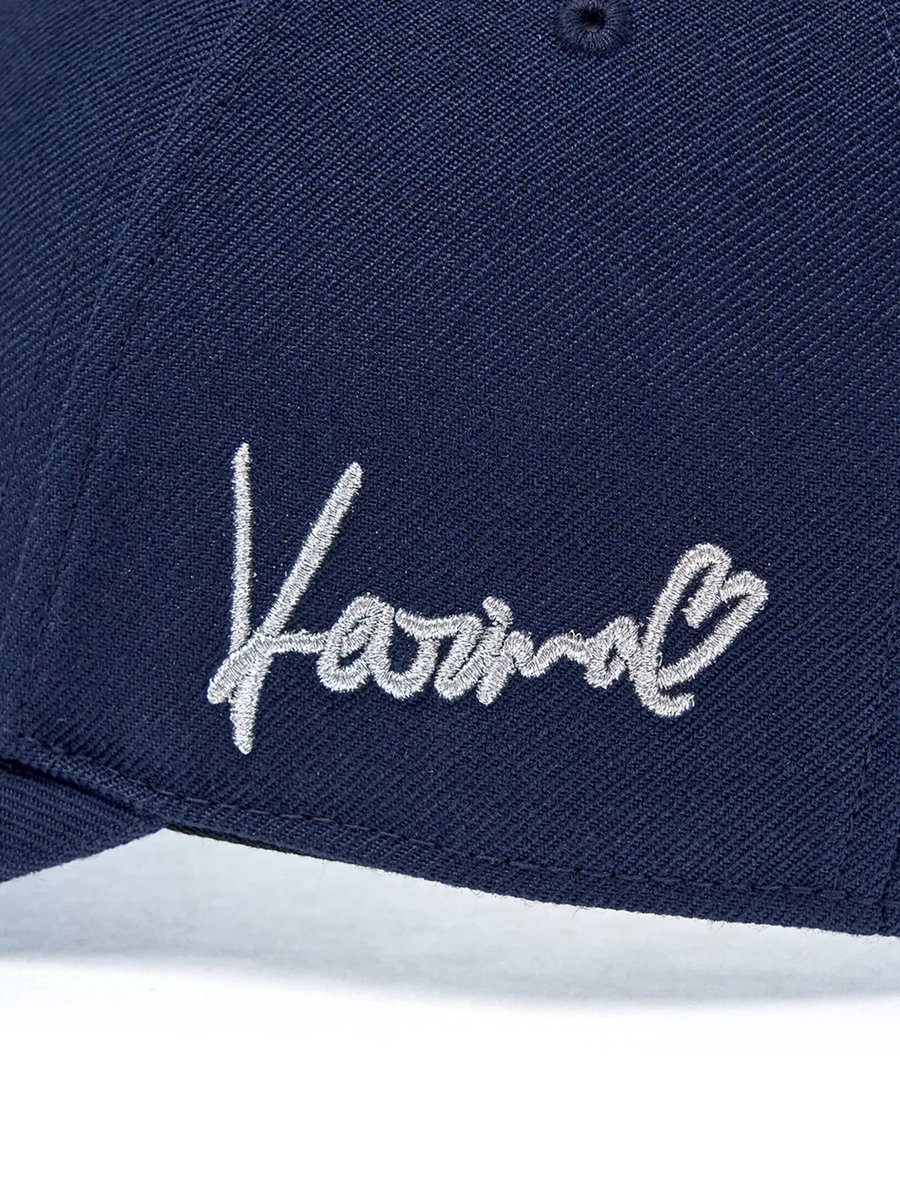 aespa エスパ カリナ MLB キャップ トレカ付き 59サイズ ネイビー MLB