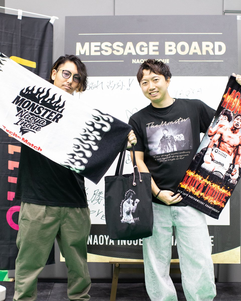 ◤￣￣￣ NAOYA INOUE OFFICIAL STORE GOODS SNAP 📸 📍IGアリーナ