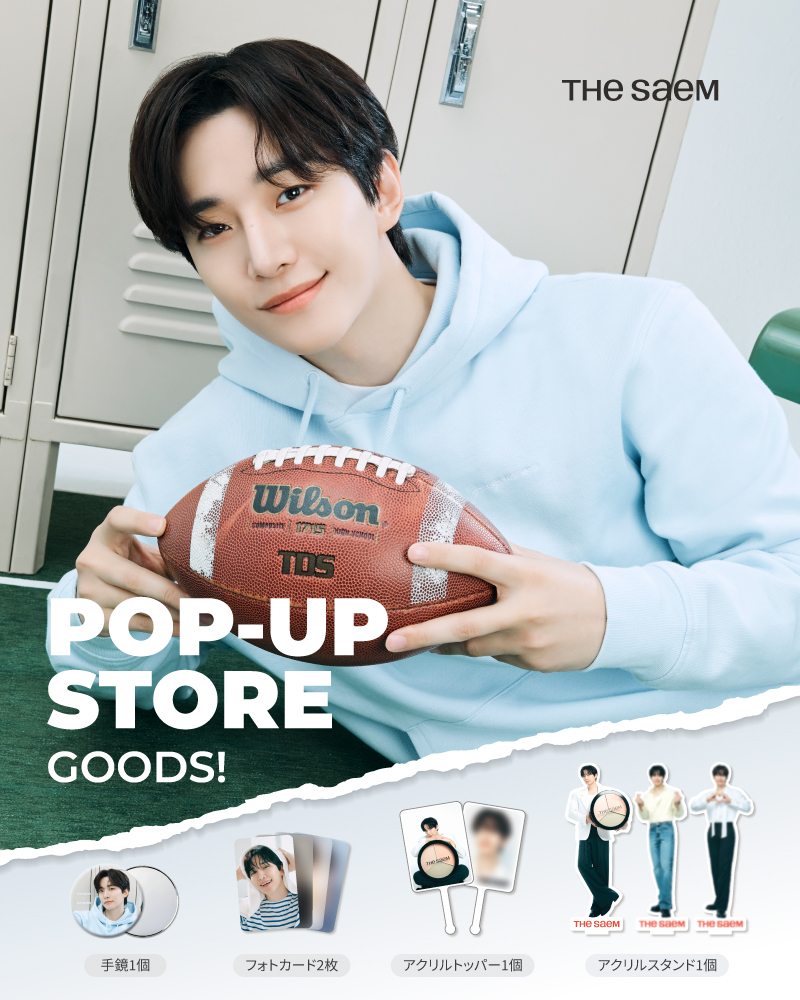 ✨ THE SAEM X LEE JUNHO ✨ ついに公開！ ザセムのポップアップでしか
