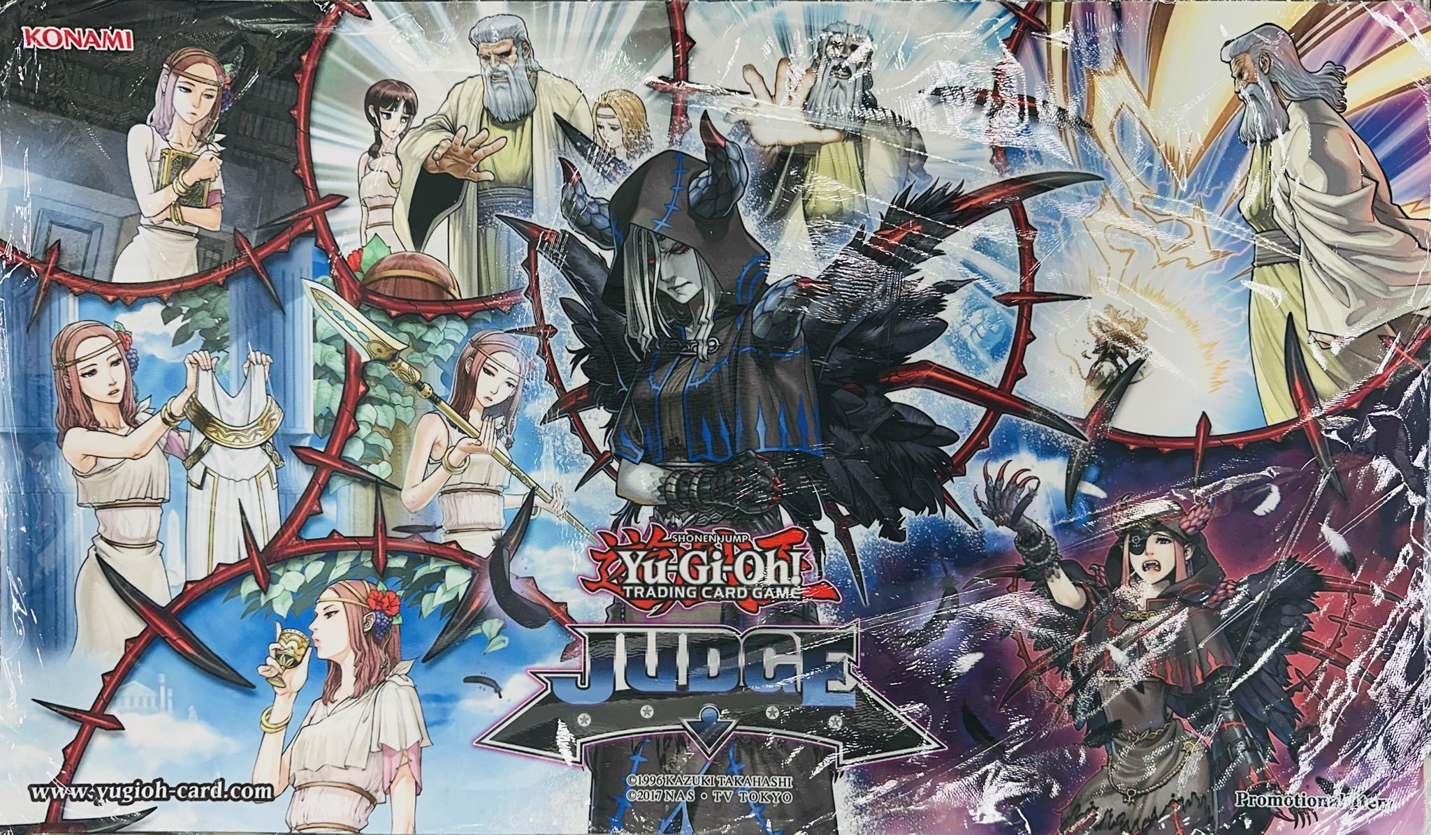遊戯王 公式 プレイマット ジャッジメント・オブ・アヌビス JUDGE 未