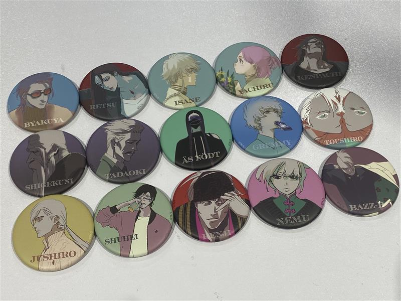 BLEACH WORLD 護廷高校&白砂女子 缶バッジコンプセット BLEACH WORLD