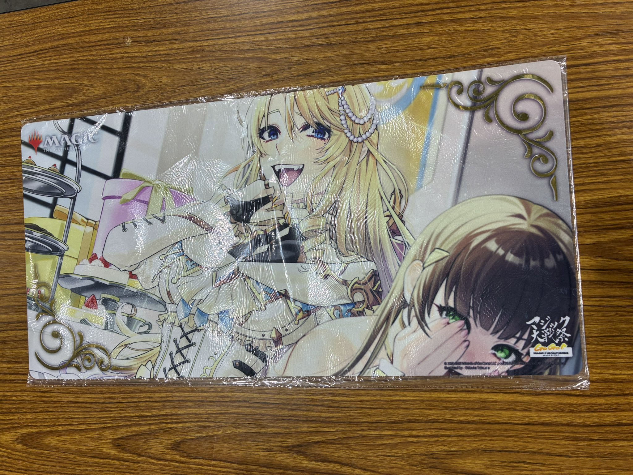 嵐の目、ウギン 箔押しプレイマット MTGプレイマット マジック大戦祭