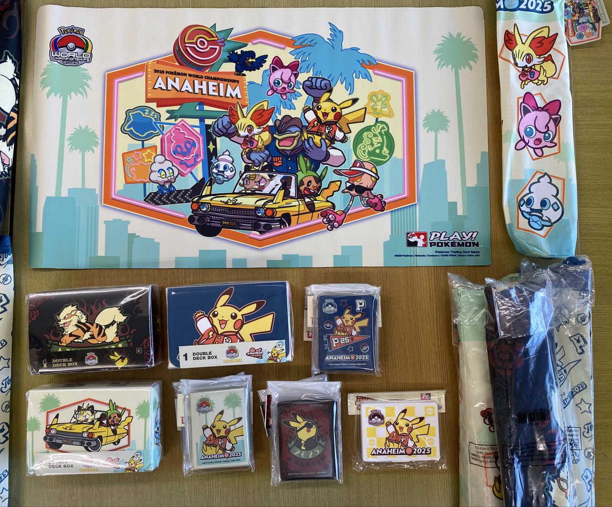購入 wcs2025 アナハイム 限定 プレイマット&ダメカン&デッキケース
