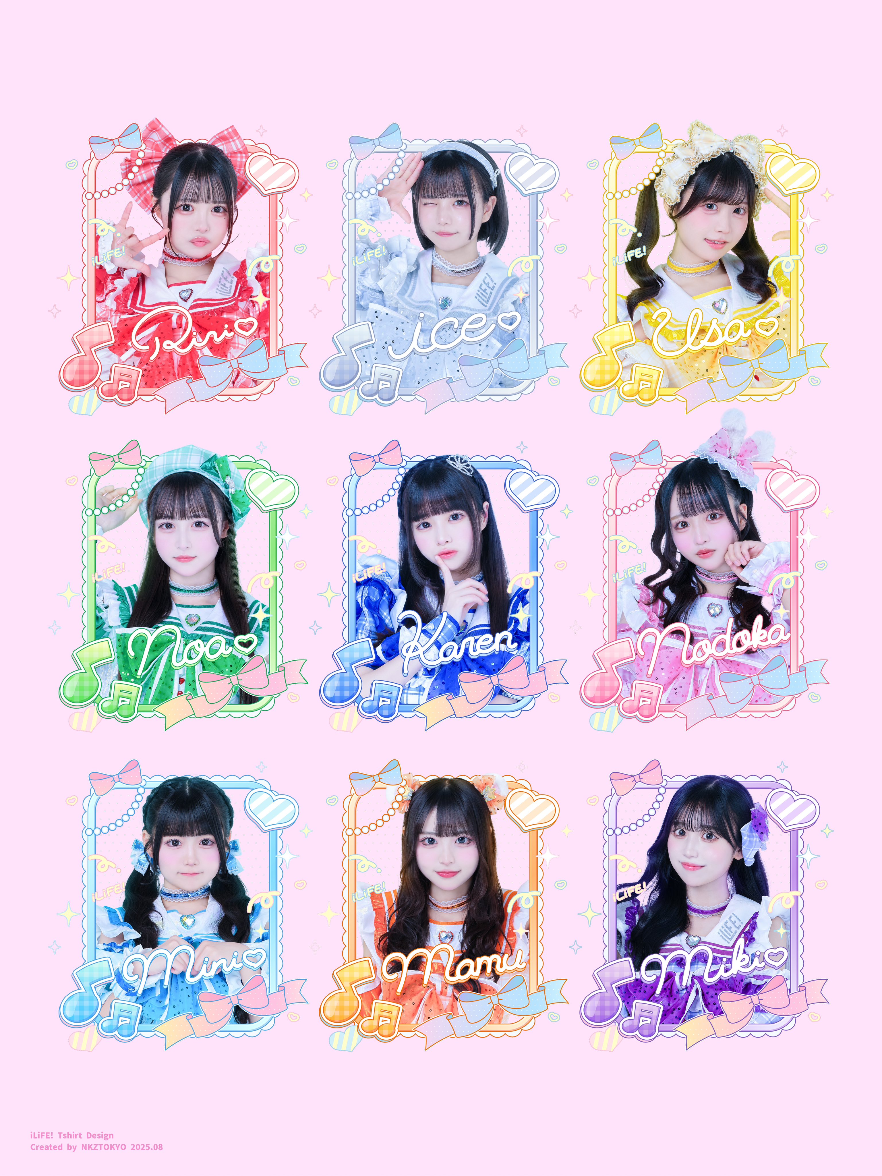 iLiFE! 虹羽みに 推しTシャツ 武道館 iLiFE! 日本武道館 ONELiFE