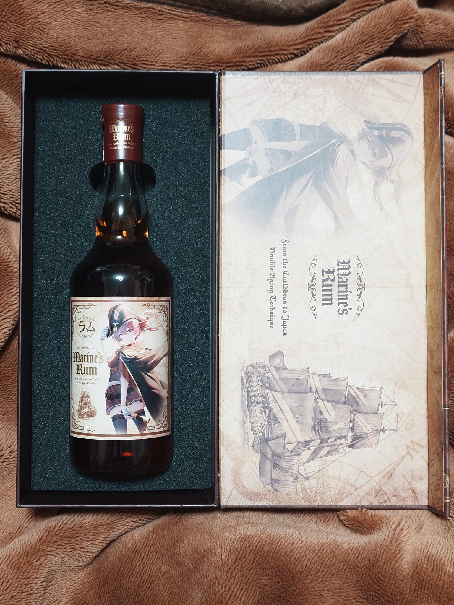 ホロライブ 宝鐘マリン マリンズラム ラム酒 35% 700ml 1本 ALC.35
