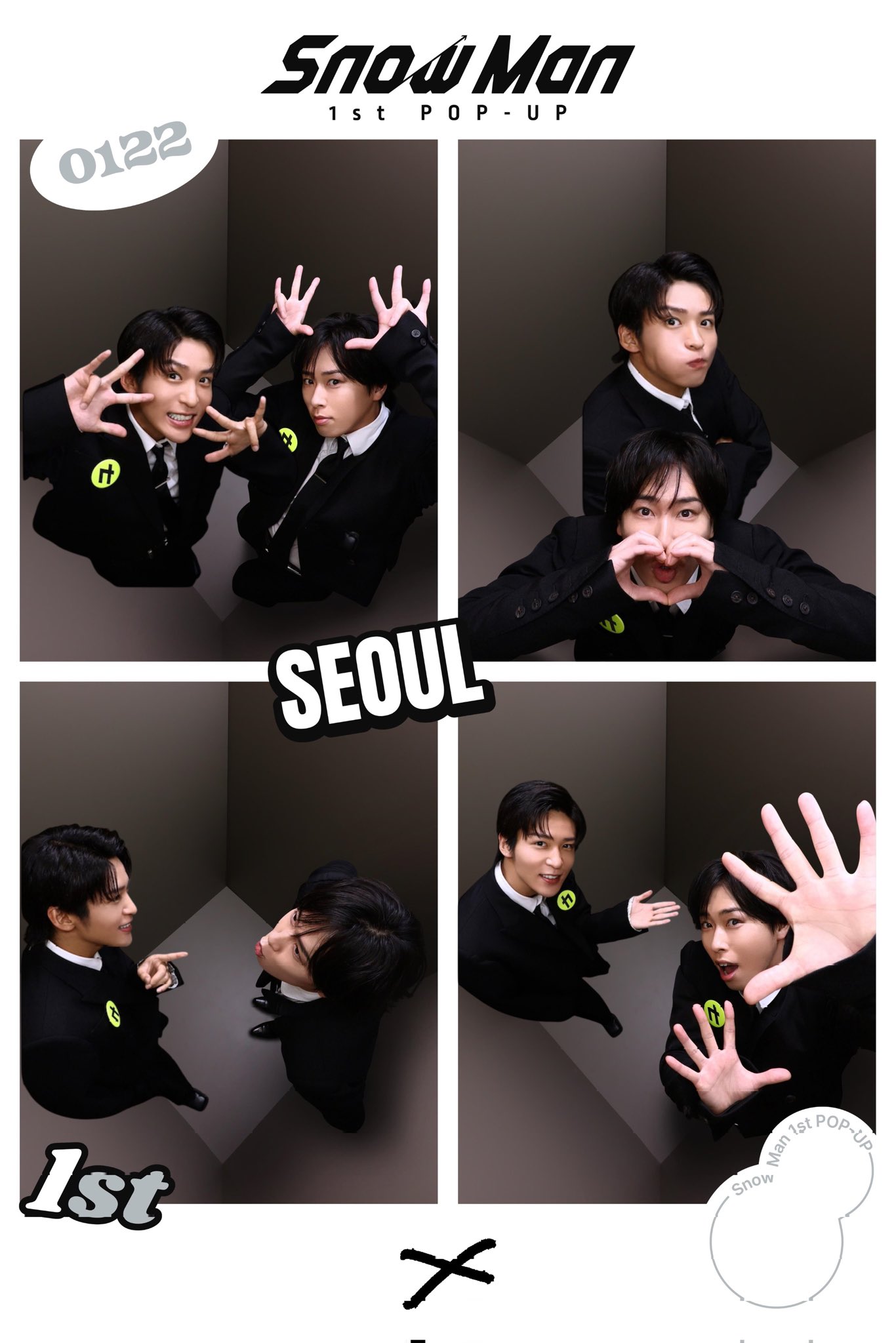 Man 韓国 ポップアップ 目黒蓮 プリクラ 相性診断シート Man POPUP