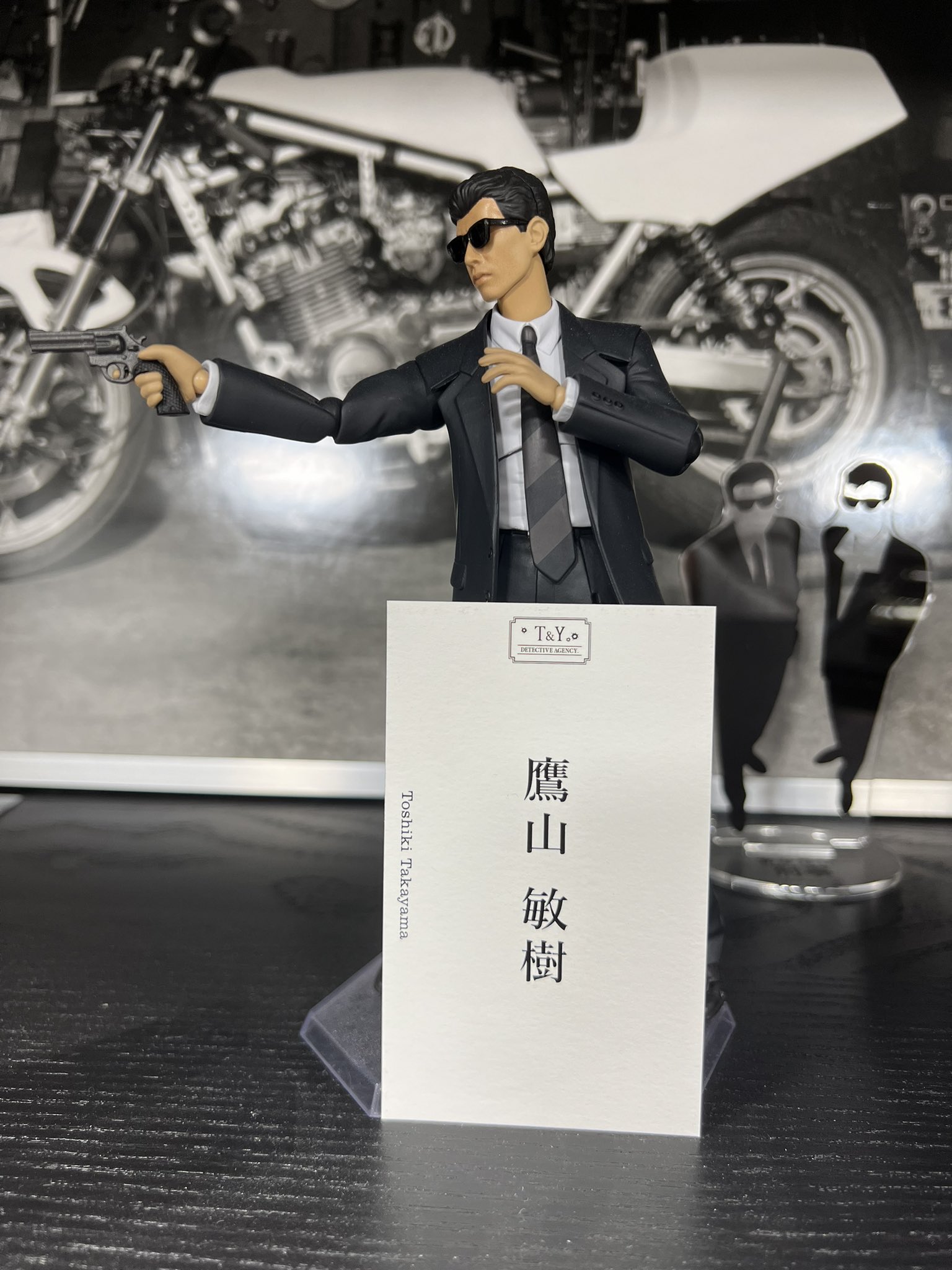 あぶない刑事舘ひろしラミネートカード名刺