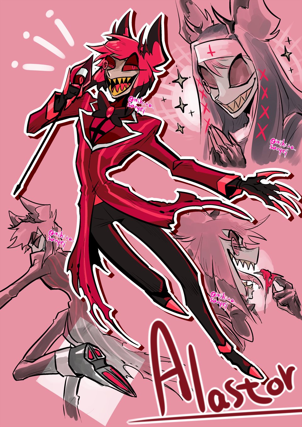 ハズビンホテル HAZBIN HOTEL アラスター レンチキュラーポスター ハズ