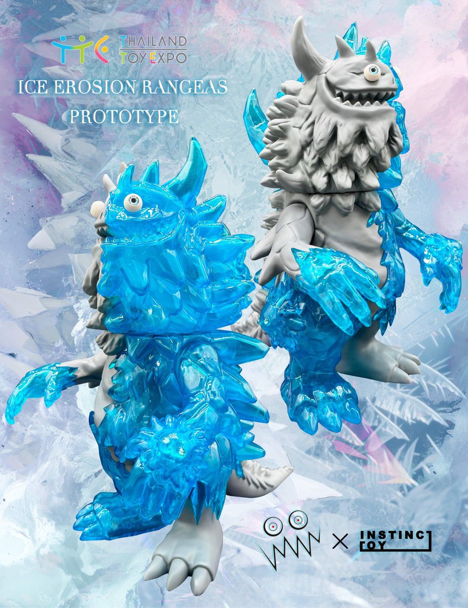 2024年始動のT9G × INSTINCTOYコラボ作品”ICE EROSION RANGEAS”の試作