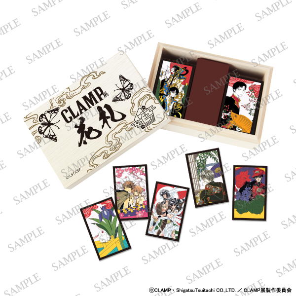 ◤CLAMP展 商品情報◢ □キャラディショナル CLAMP展 特製花札<通常版