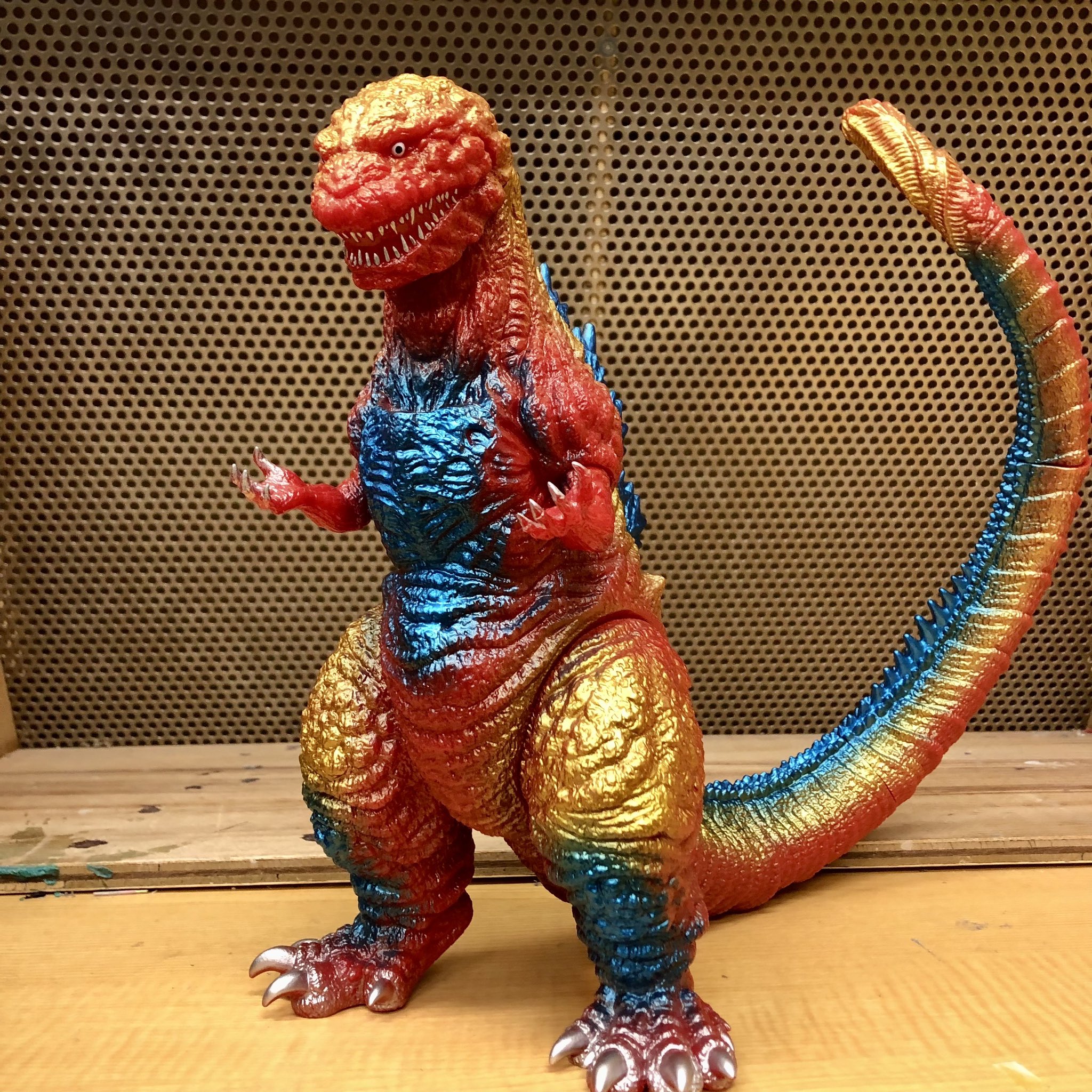 ゴジラ 1989 ビオゴジ 赤/ソフビ/マーミット MARMIT