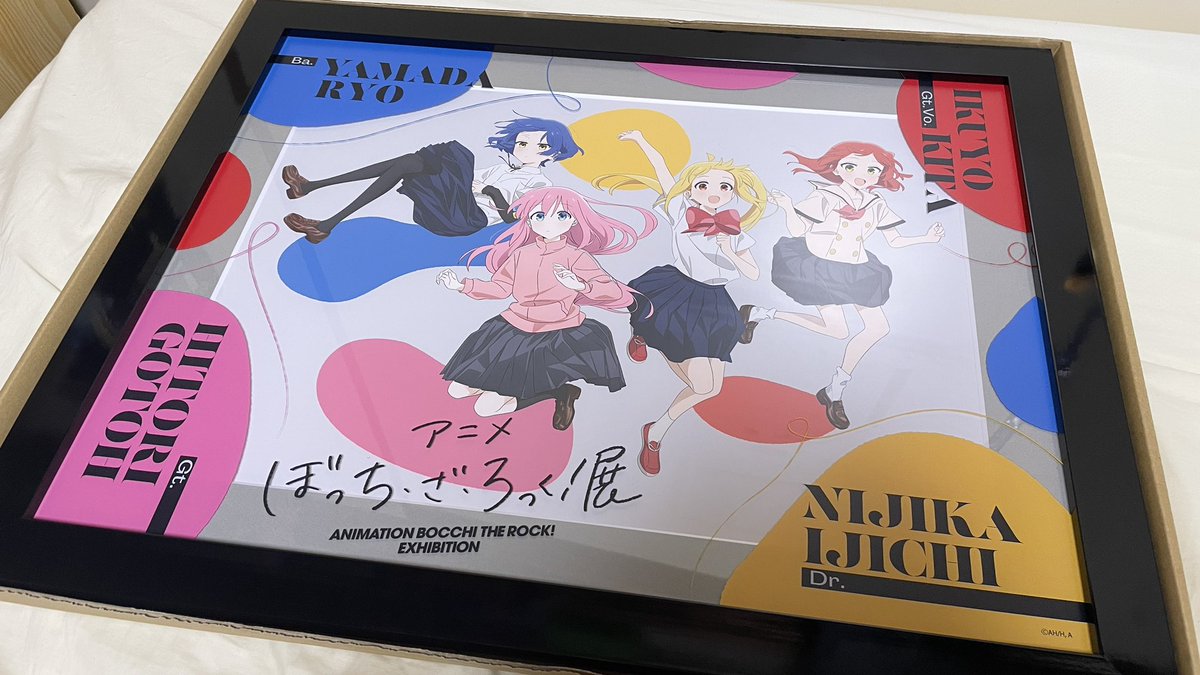 ぼっち・ざ・ろっく！ ライブビジュアル キャラファイングラフ（A4