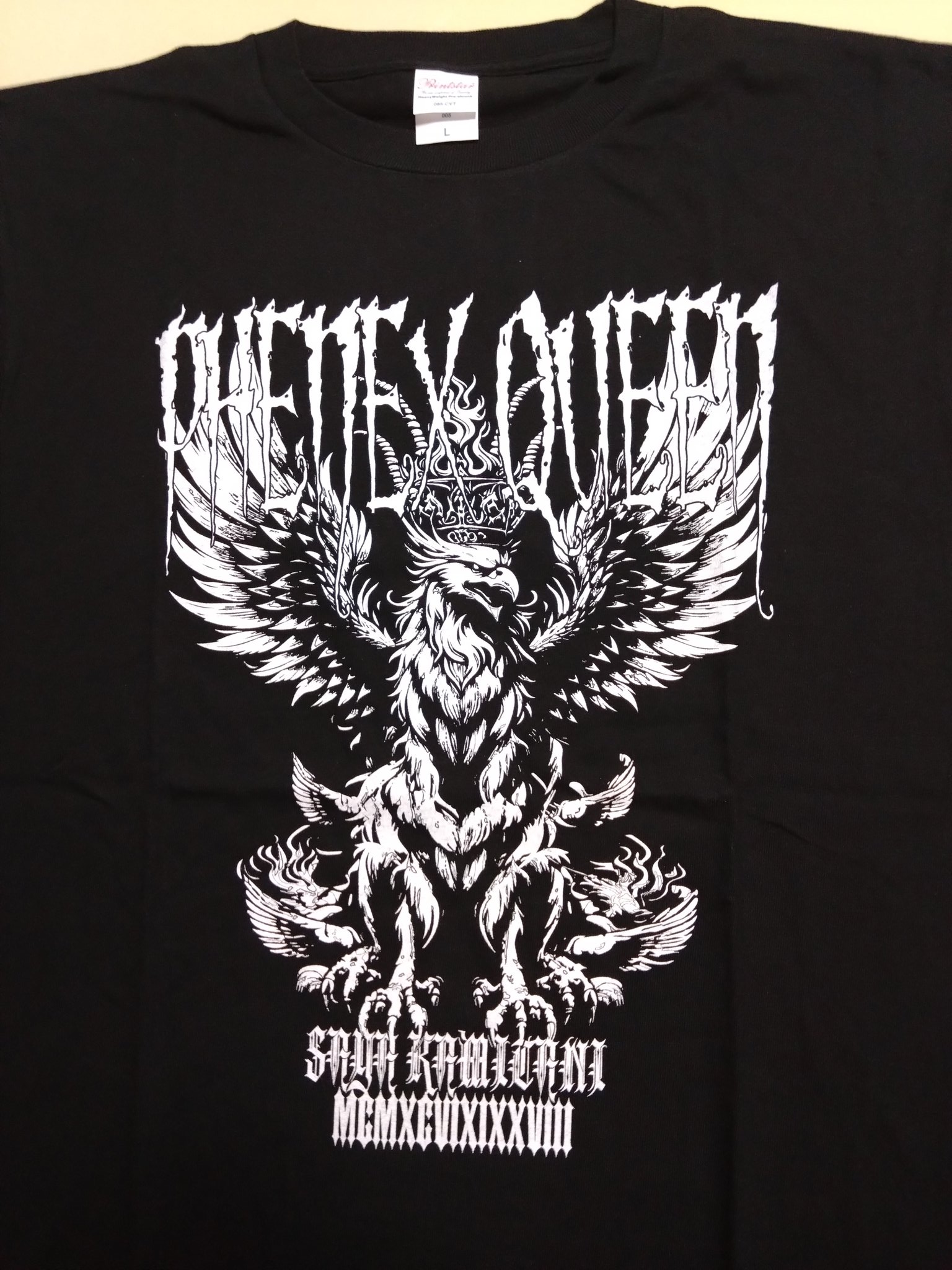 未使用品】上谷沙弥 Phenex Queen ロングTシャツ メタリック XL