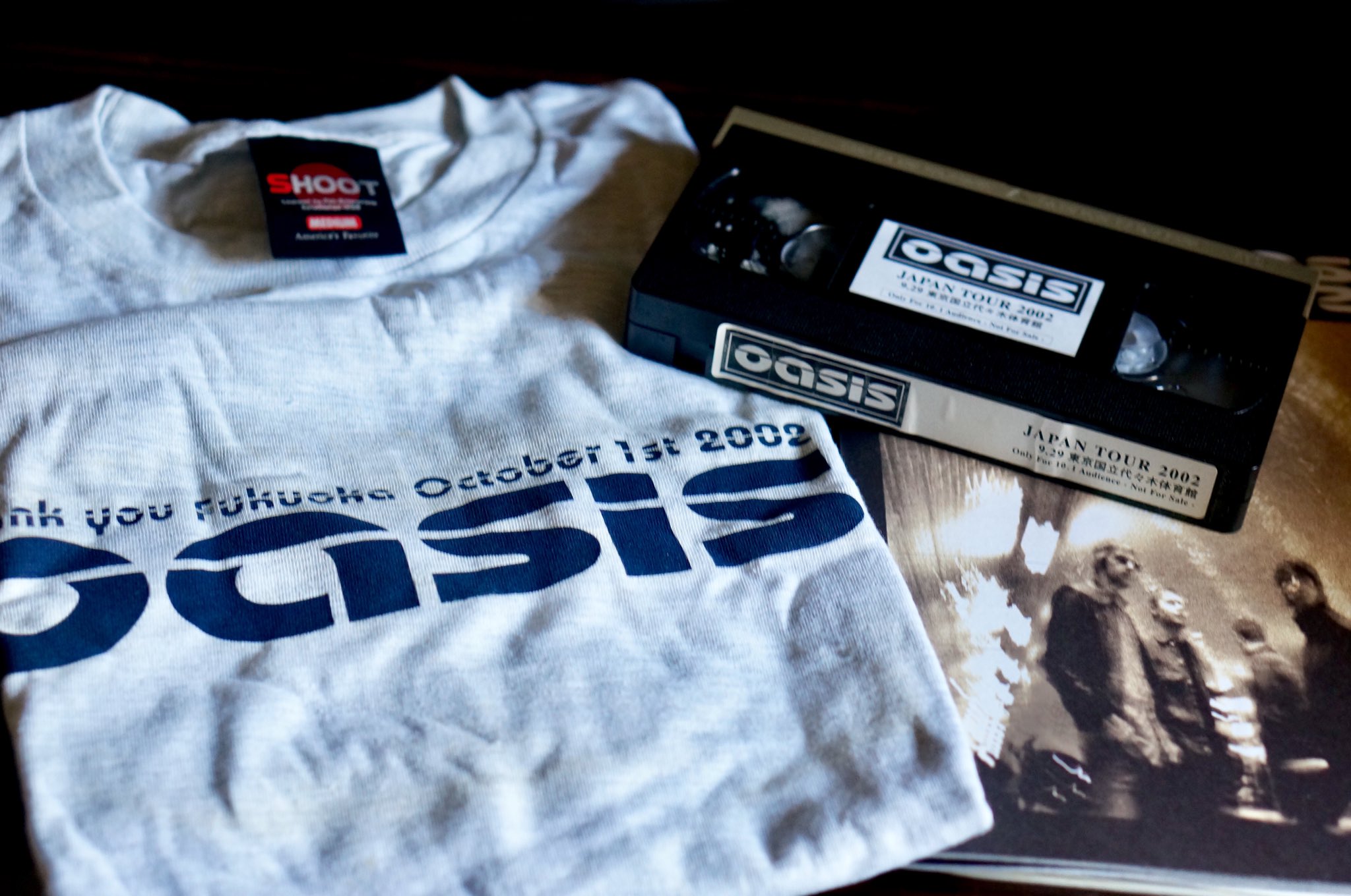 Oasis 2002 Fukuoka Tシャツ Oasis 2002 Fukuoka Tシャツ