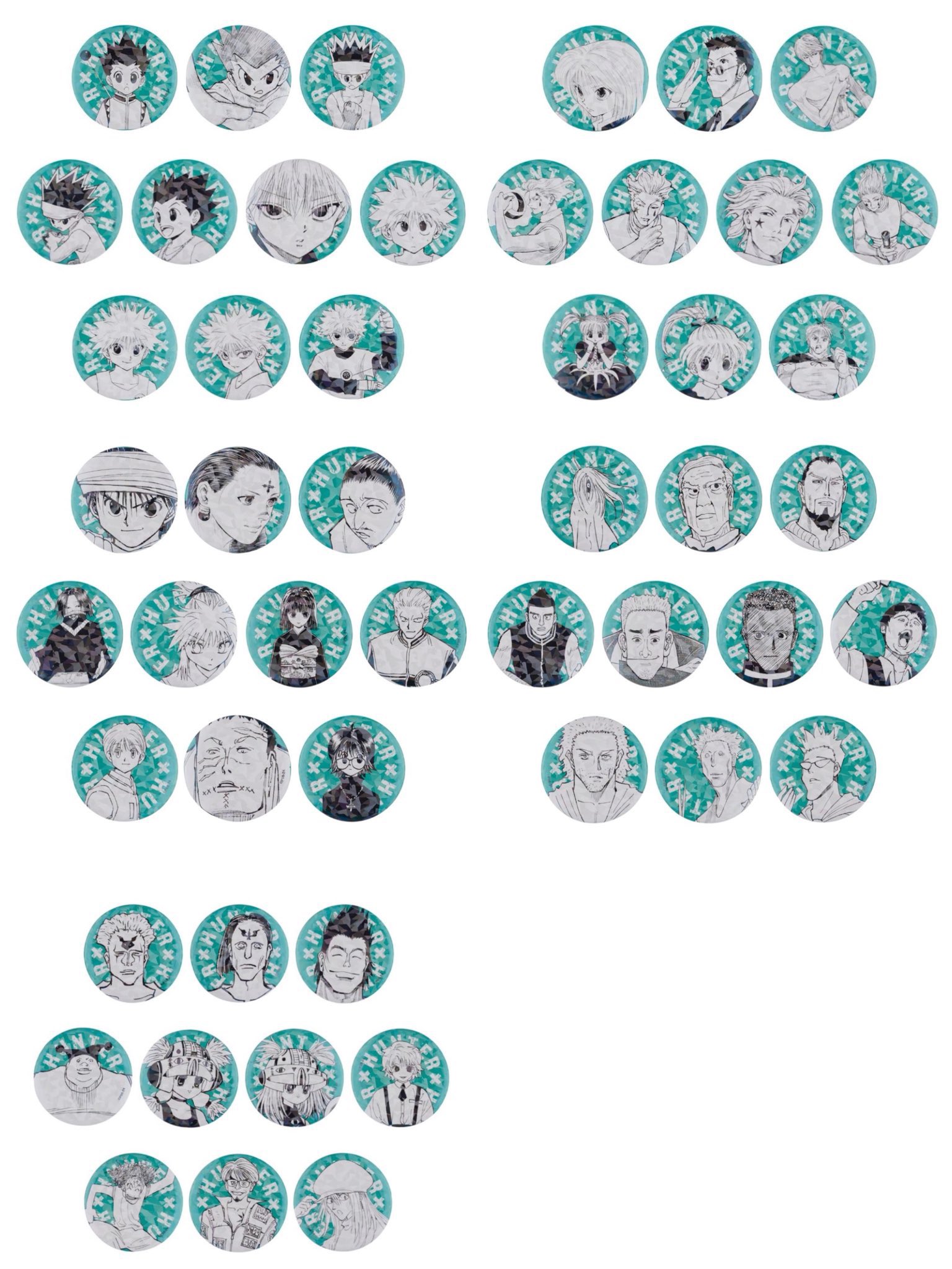 ハンターハンター カイト HUNTER × HUNTER オールスター缶バッジ