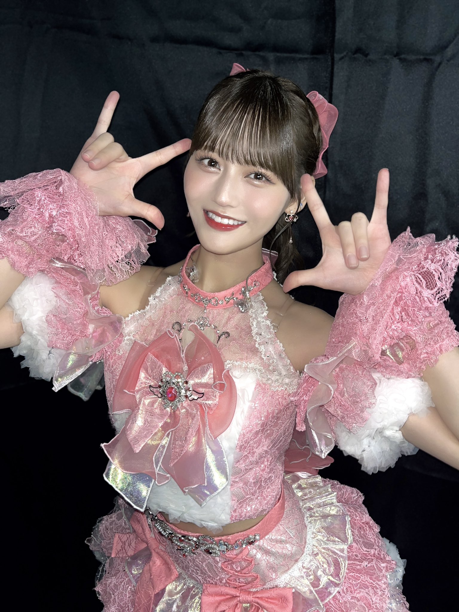 LOVE 髙松瞳 猫衣装 直筆 チュウ イコラブ ＝LOVE 髙松瞳 7周年コンサート