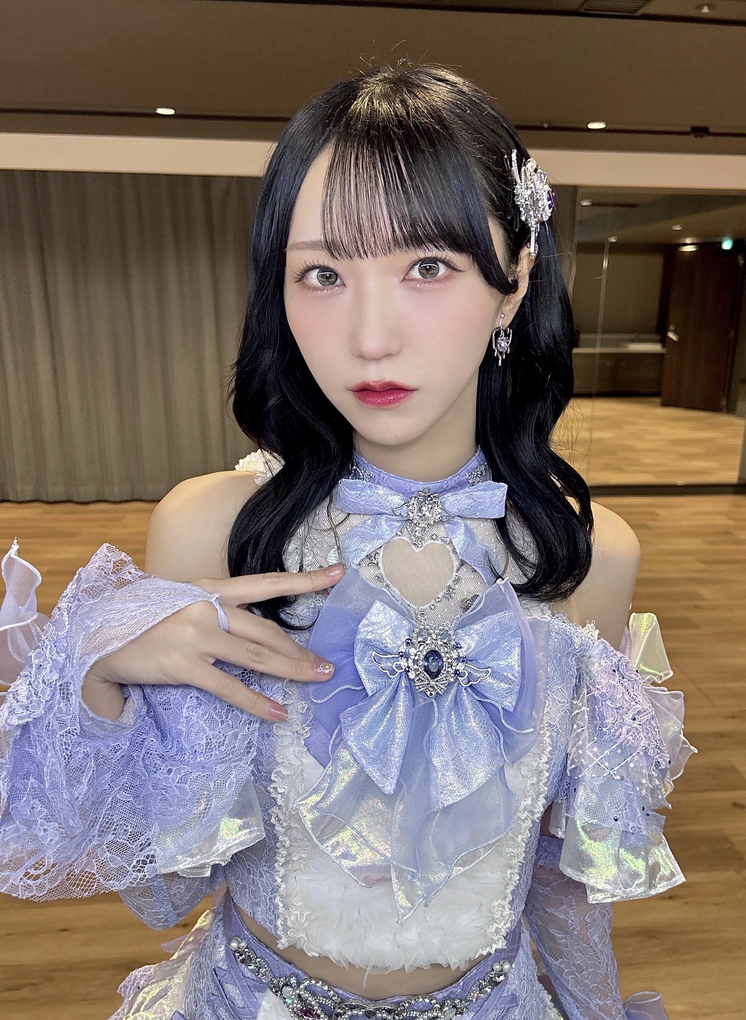 LOVE 野口衣織 直筆サイン 7周年衣装 魔法少女 生写真 ヨリ LOVE 野口衣織