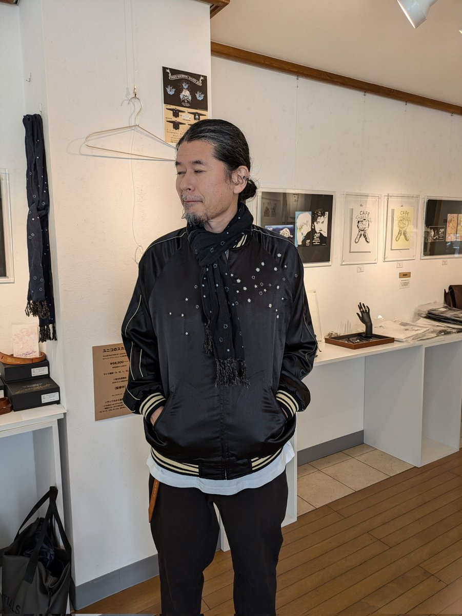 浅田弘幸 カフェソードフィッシュ10th ユニコ スカジャン ユニコの