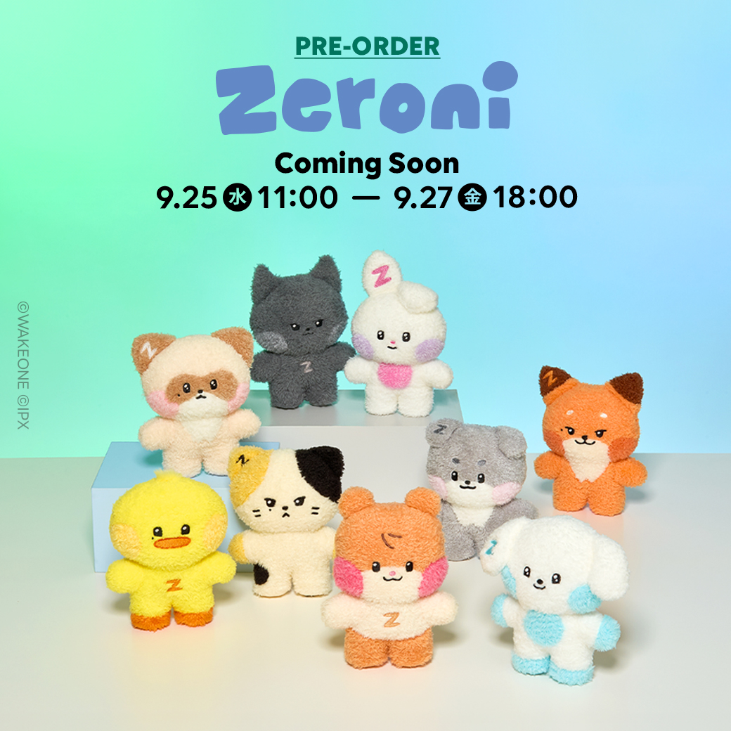 📢zeroni PRE-ORDER 開催決定✨ 明日9/25(水)11時よりオンラインストア