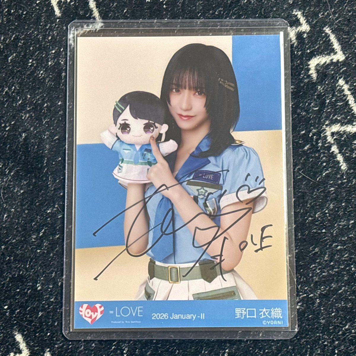 初直筆は野口衣織ちゃんでした👏🏻 直筆莉沙ちゃんいつか自引きするぞ