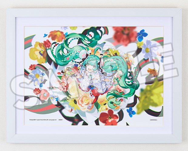 初音ミク feat. Yoneyama Mai グッスマ特典 描き下ろし複製原画 ART OF