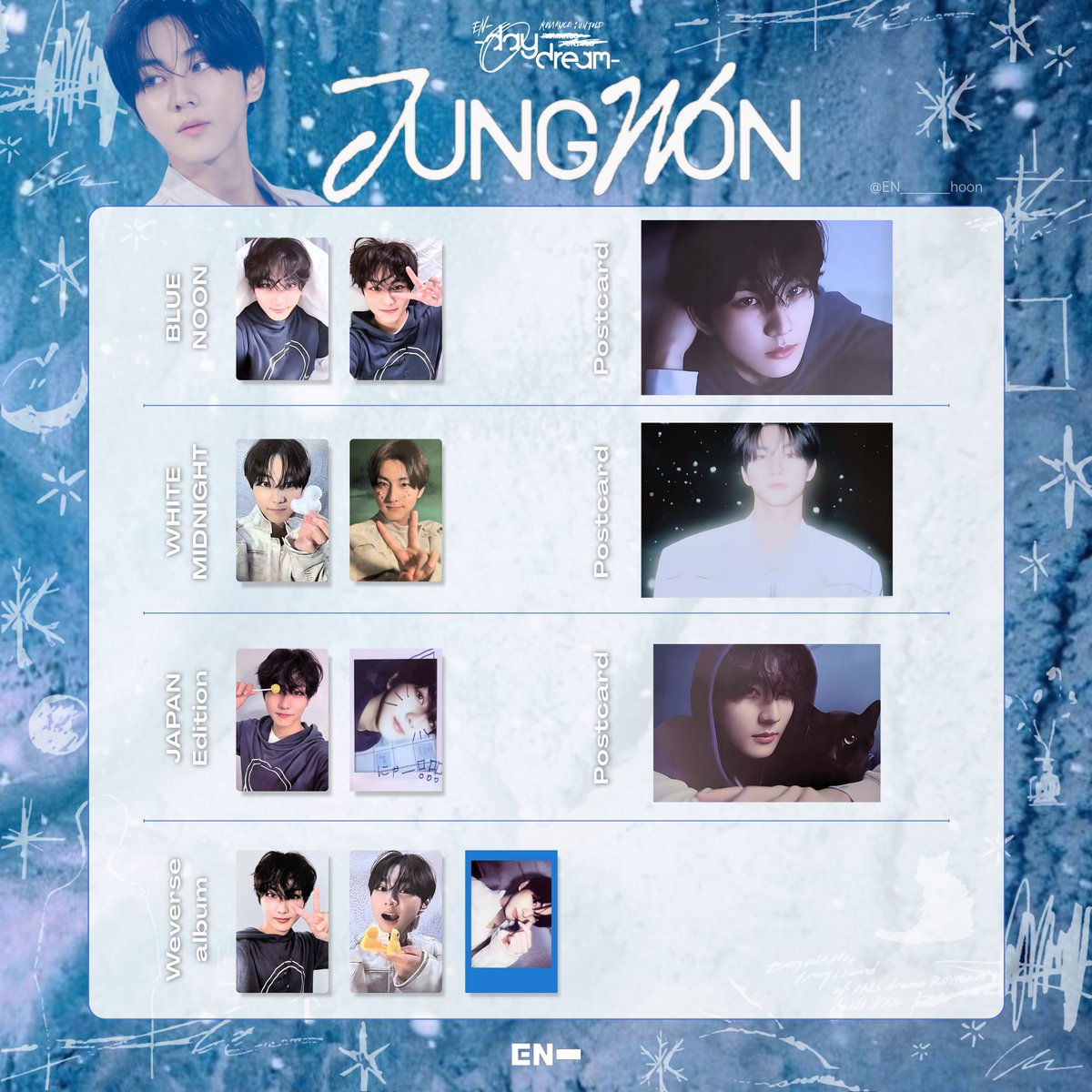 ENHYPEN ジョンウォン トレカまとめ売り