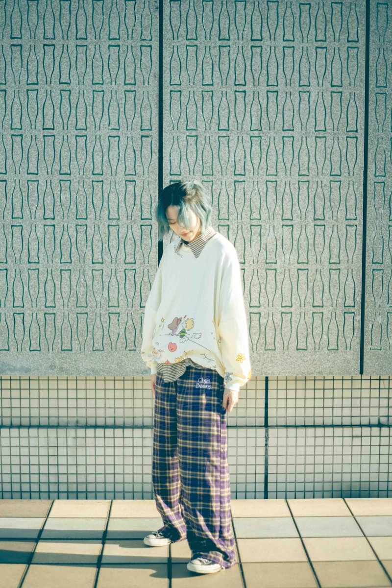 ◉Sweatshirt Lily: L size Moto: L size Maika: M size ◉Check pants
