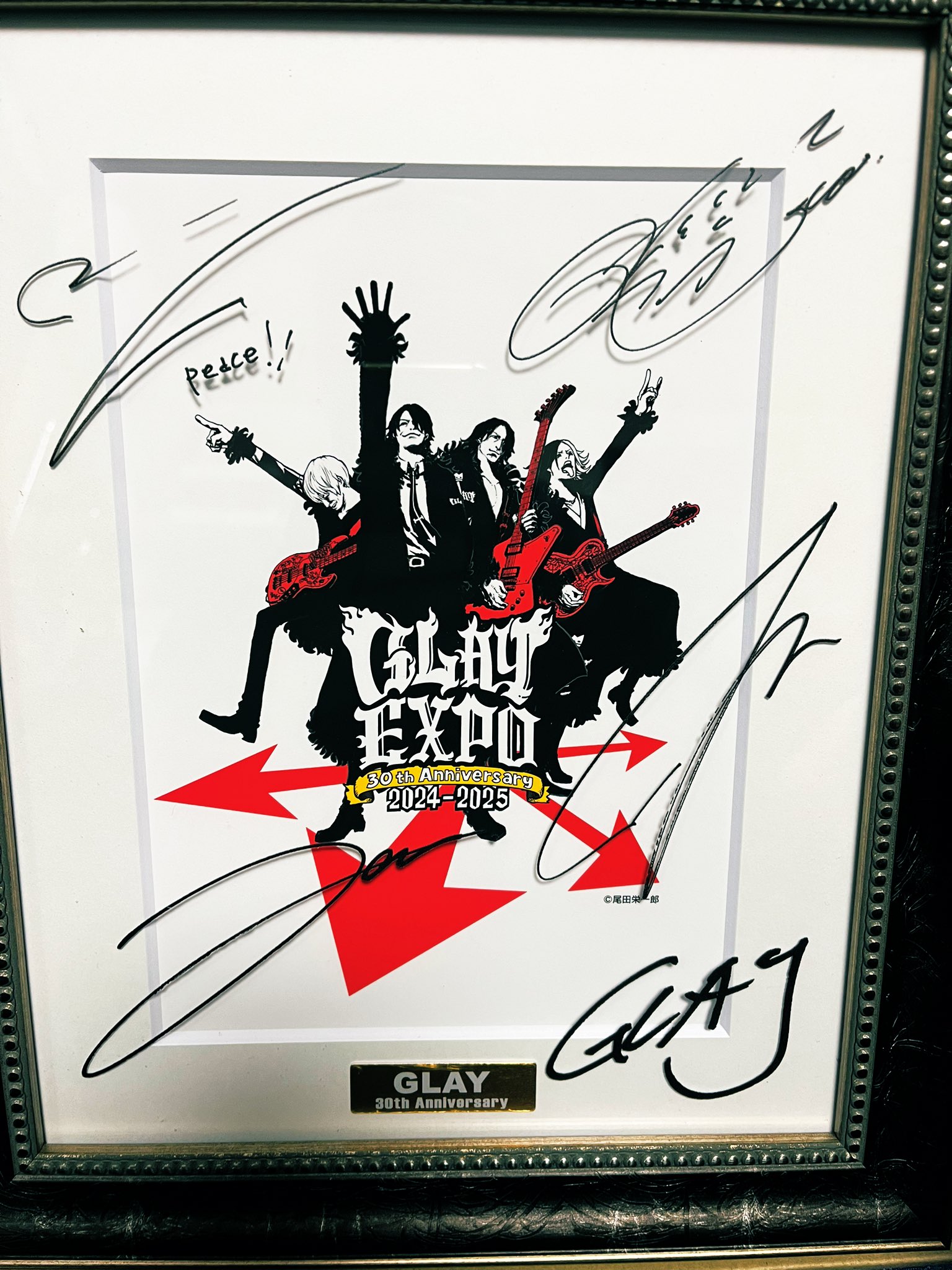 GLAY 30周年記念 イラスト キャラファイン アート 30th 尾田栄一郎