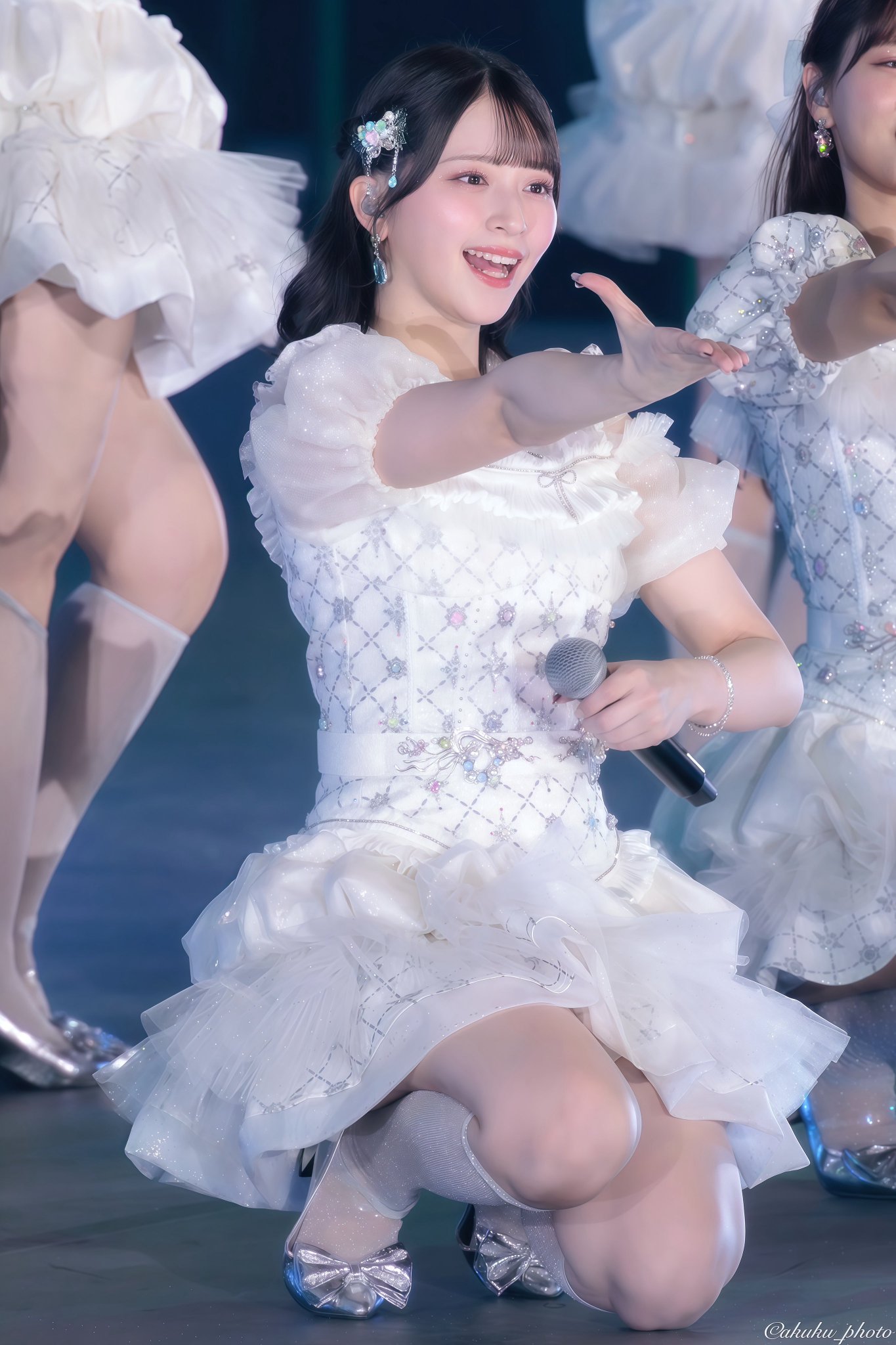 イコラブ 佐々木舞香 アリーナツアー2025衣装 生写真 直筆 チュウ 黒