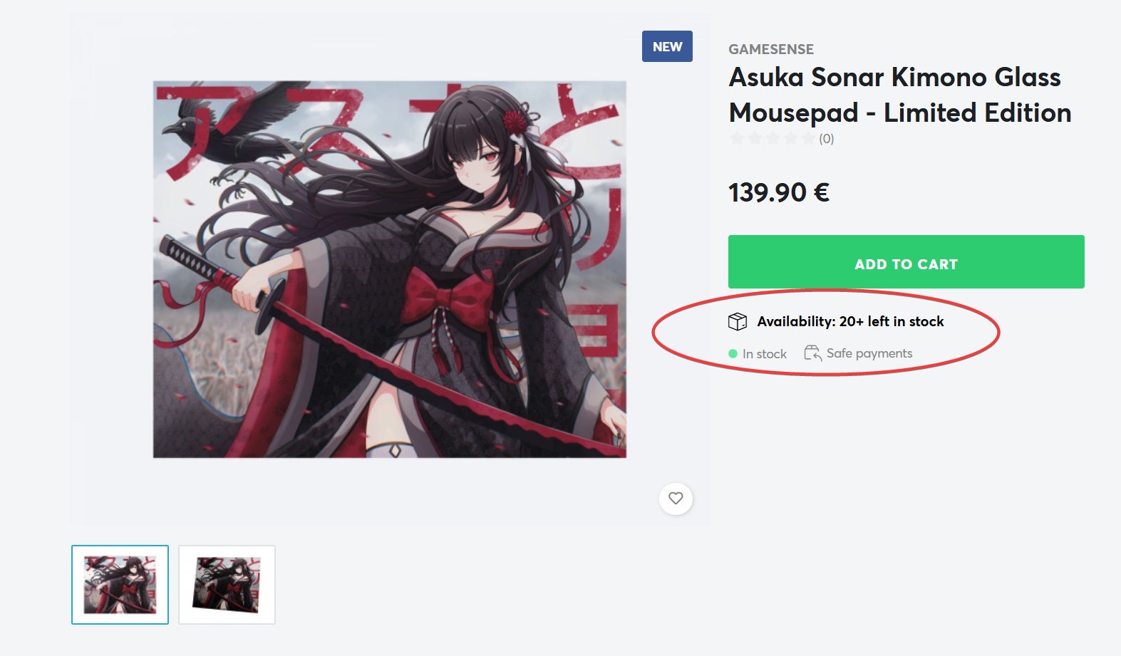 Gamesense Asuka Kimono Limited Edition