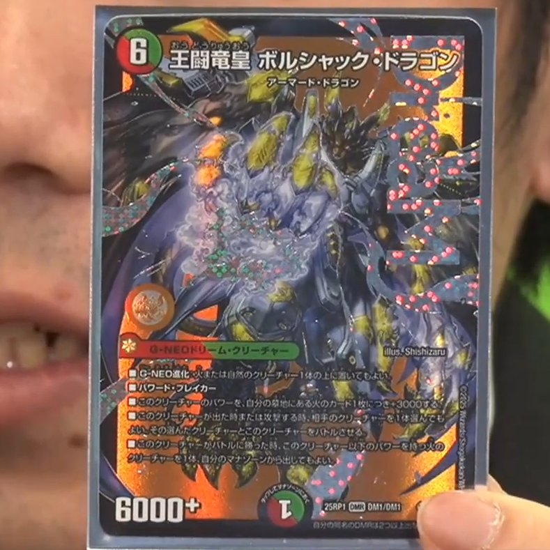 王闘竜皇 ボルシャックドラゴン ドリーム シークレットレア SE 王闘竜