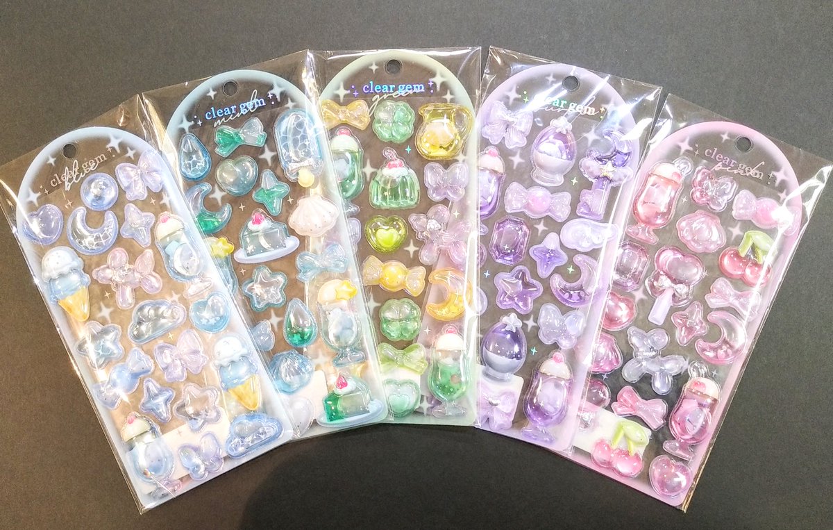 🌟新商品紹介🌟 クーリア 『クリアジェムステッカー』入荷いたしました