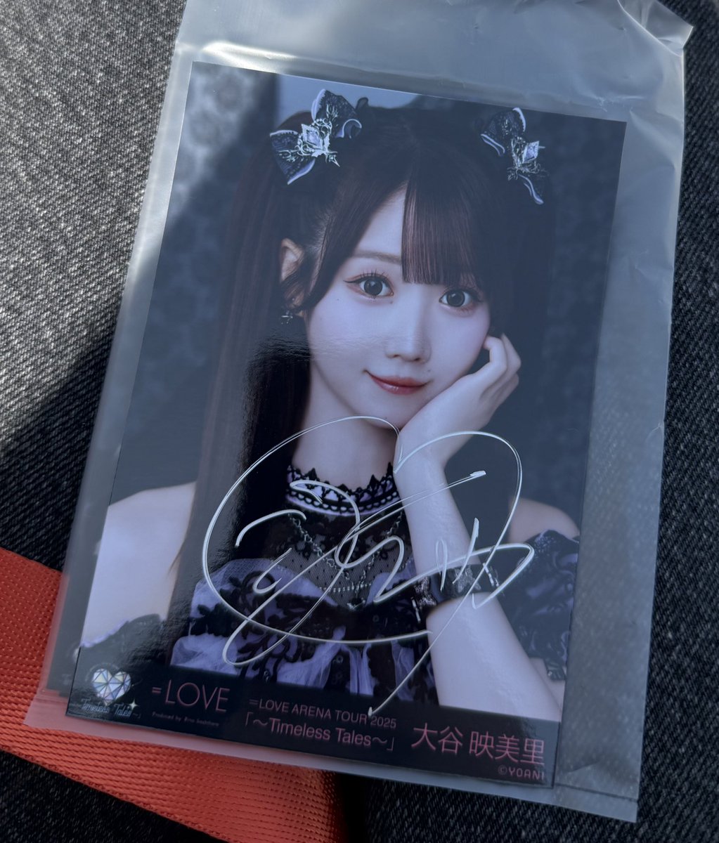 大谷映美里 直筆 生写真 ヨリ ＝LOVE 2025 Mirei on X: 