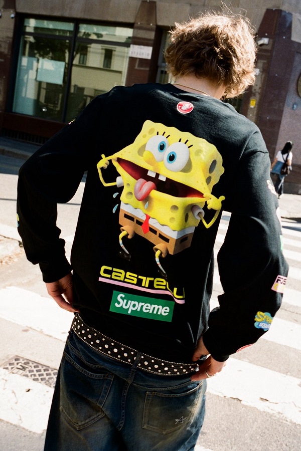 Supreme / Sponge Bob スポンジボブL/S Teeとメッシュバック6パネルが