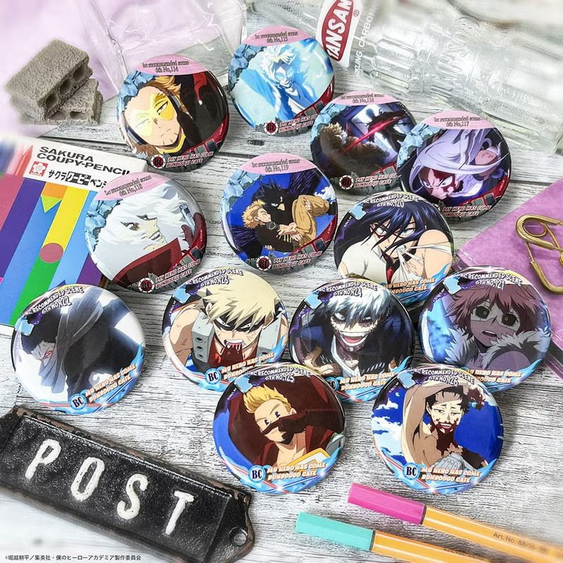 heroaca_a #ヒロアカ 【🎖Excellent scene 缶バッジ🎖】 文房具カフェ