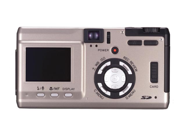 京セラ、CONTAXブランド初のコンパクトデジカメ「CONTAX Tvs DIGITAL」