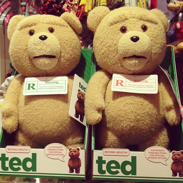 映画 ted テッド 24インチ おしゃべりぬいぐるみ R指定 初回生産版